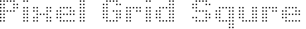 Pixel Grid Squre Li M